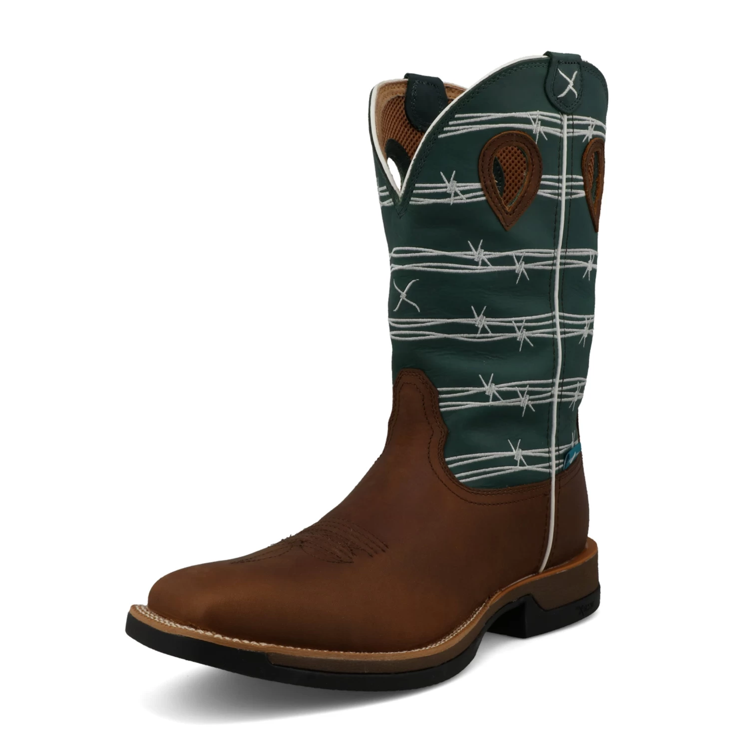 Twisted X Brown And Green-Blue Tech X Boot 3 Twisted X Brown And Green-Blue Tech X Boot