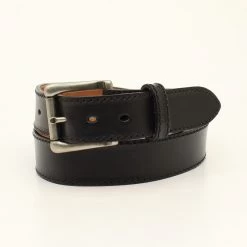 Men's Black Plain Belt