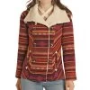 Ladies Serape Stripe Wool Coat 1 Ladies Serape Stripe Wool Coat -Ariat Store PRWO92RZYY