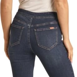 Rock & Roll Cowgirl Dark Wash Flare Jeans -Ariat Store RRWD6PR0S9 B 91510 1