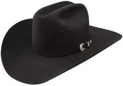 Black Wool Tucker Hat