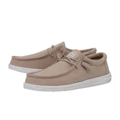 Heydude Hey Dude Men's Wally Slub Canvas Tan