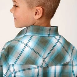 Roper Boy's Long Sleeve Plaid Shirt -Ariat Store Screenshot2023 06 12092102