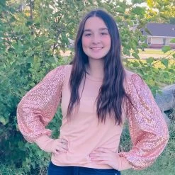 Solid Sequins Long Sleeve Shirt 11 Solid Sequins Long Sleeve Shirt -Ariat Store T1504f