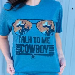 Talk To Me Cowboy Tee -Ariat Store TTMCb