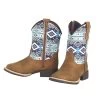 Twister Kids Heston White/Blue Aztec Boots -Ariat Store Twister Heston Style Childrens Boot Tan prd 83448 s 4448108