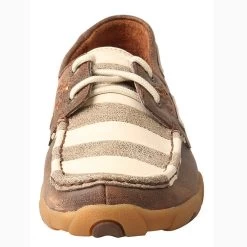 Twisted X Women's Brown And Ivory Flag Short Moc -Ariat Store WDM0109 FR 510x700 1