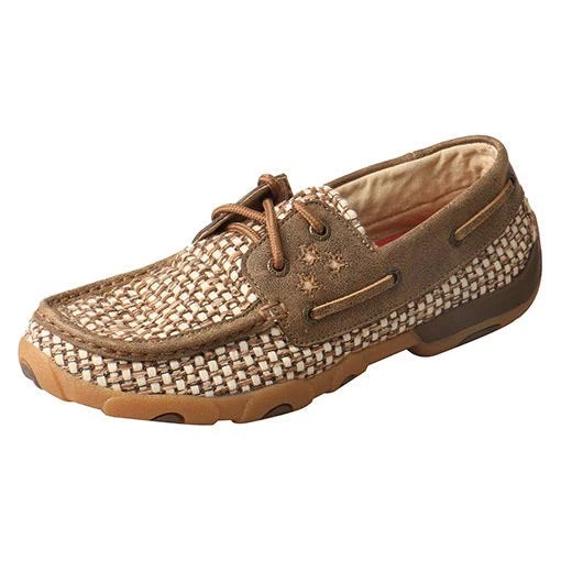 Twisted X Women's Tan Basketweave Moc 3 Twisted X Women's Tan Basketweave Moc