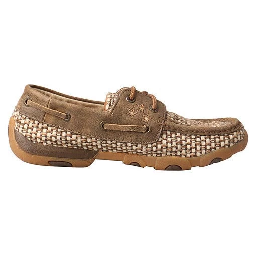 Twisted X Women's Tan Basketweave Moc 4 Twisted X Women's Tan Basketweave Moc - Image 2