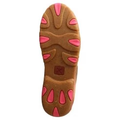 Twisted X Women's Brown And Pink Zig Zag Flag Moc -Ariat Store WDM0149 03