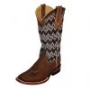 Ferrini Brown Chevron Square Toe Boot -Ariat Store WEG03241