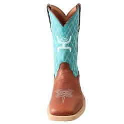 Twisted X Kids Brown/Turquoise Boot 10 Twisted X Kids Brown/Turquoise Boot -Ariat Store YHY0006.05
