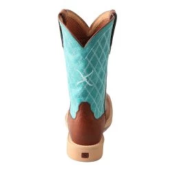 Twisted X Kids Brown/Turquoise Boot 11 Twisted X Kids Brown/Turquoise Boot -Ariat Store YHY0006.06