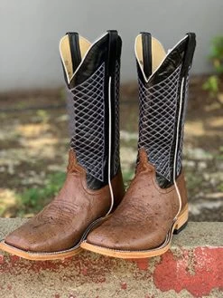 Horse Power By Anderson Bean Men's Kango Smooth Quill Ostrich Boot