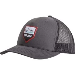 Classic Equine Classic Rope Company Charcoal And Black Rubber Patch Cap