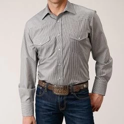 Ariat Store 30 Roper Striped Pearl Snap