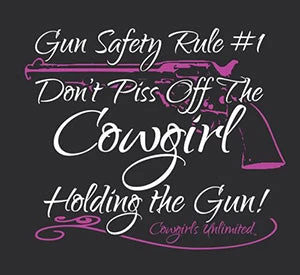 Women's Dark Heather Gray "Gun Safety Rule" T-Shirt 3 Women's Dark Heather Gray "Gun Safety Rule" T-Shirt