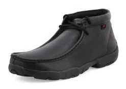 Twisted X Men's Soft Black Leather Driving Moc
