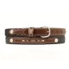 Nocona Boy's Fabric Inset Belt 2 Nocona Boy's Fabric Inset Belt -Ariat Store n4415801