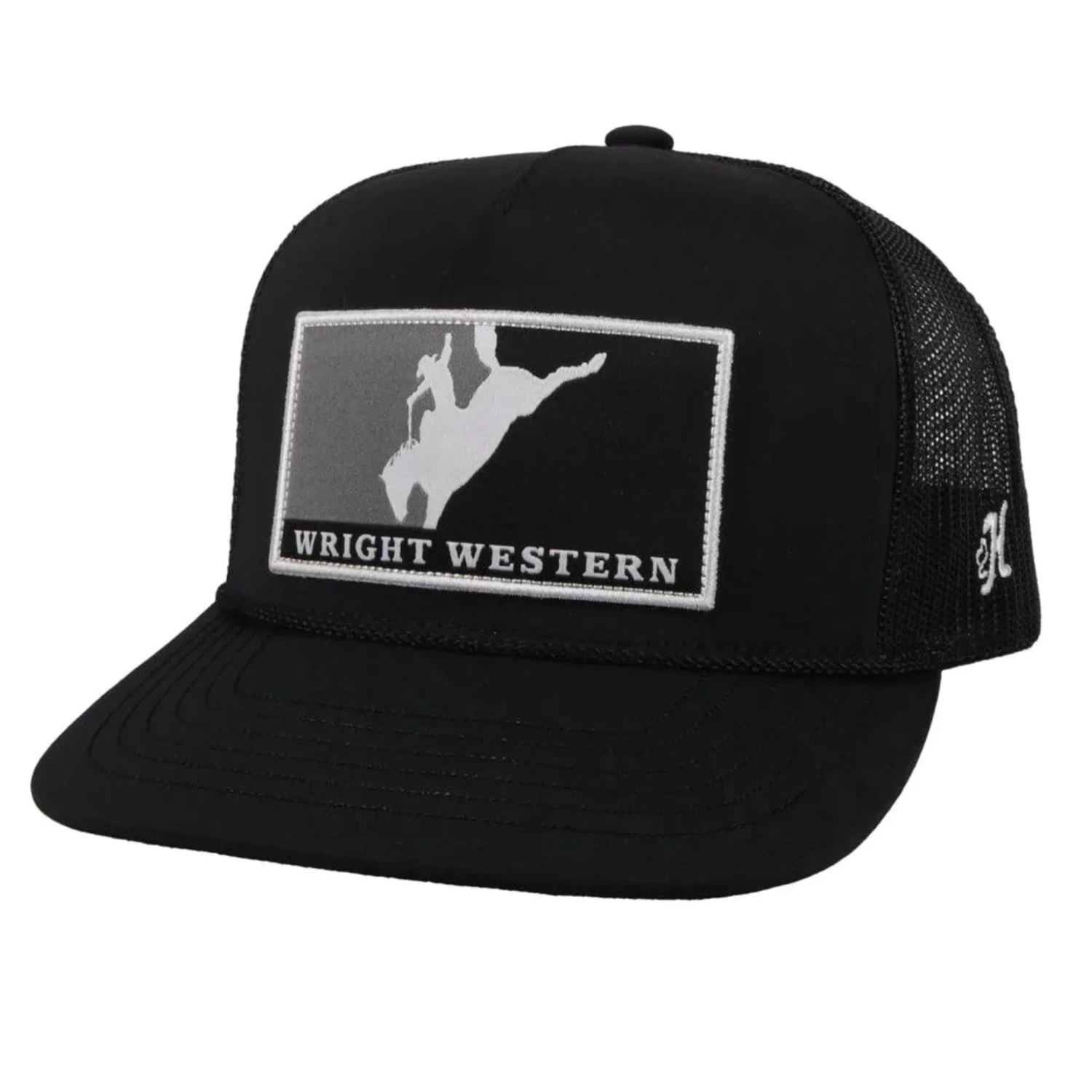 Hooey Black Wright Brothers Cap-Wright Western Patch 3 Hooey Black Wright Brothers Cap-Wright Western Patch