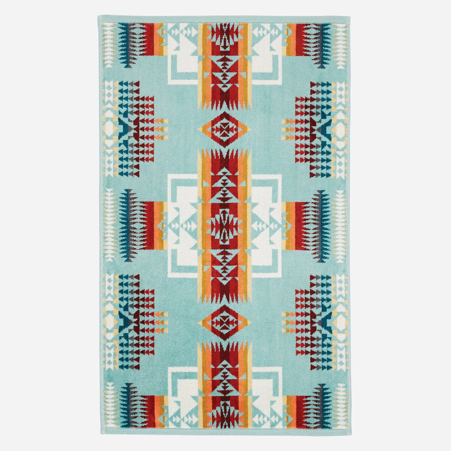 Chief Joseph Aqua Hand Towel 3 Chief Joseph Aqua Hand Towel